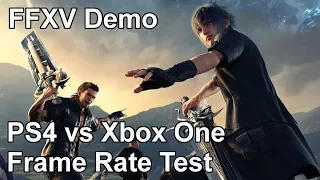 Final Fantasy 15 Judgement Disc Demo PS4 vs Xbox One Frame Rate Test