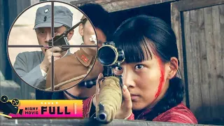 [Sniper Movie] A female sniper shoots the commander in the head and saves her comrades!