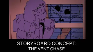 Poppy Playtime animation - The Vent Chase scene (storyboard)