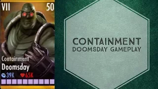 Injustice Gods Among Us Containment Doomsday Gameplay Elite VII