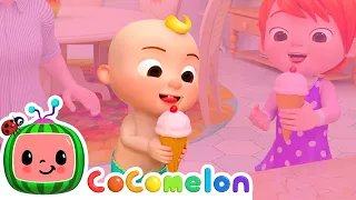 Pink Ice Cream Song Nonstop 10 Min Loop | CoComelon | Moonbug Kids - Color Time