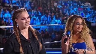 Ronda Rousey & Charlotte Flair Segment: SmackDown April 8 2022