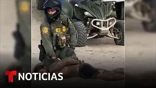 Detalles del video de varios migrantes cuando eran detenidos | Noticias Telemundo