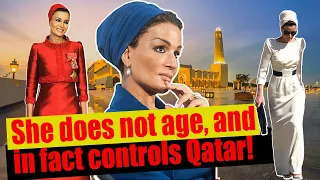 She does not age, subordinates men and in fact controls Qatar! Sheikha Moza