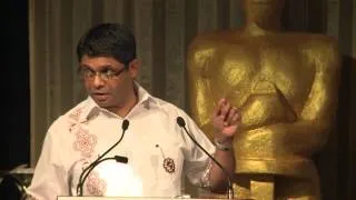 Fijian Tourism Minister Aiyaz Sayed-Khaiyum at the 17th AON Tourism Awards