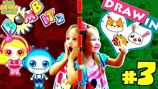 Adventures of Robots Flash Time game Bomb it! DRAW DRAW IN Level 60 Videos for children