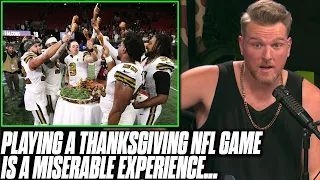 Pat McAfee Talks How Miserable It Is To Play A NFL Thanksgiving Game