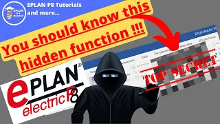 Generate PLC schematics automatically 🦾. You should know this hidden function in EPLAN 💡