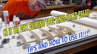 Tips for using CA glues building model aircraft