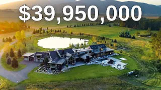 Inside a $39 Million Montana Luxury Compound | Mansion Tour