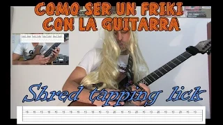 APRENDE EJERCICIOS de TAPPING con GUITARRA ELÉCTRICA | Como tocar tapping