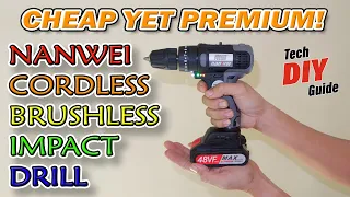 NANWEI 48VF BRUSHLESS CORDLESS 3 in 1 IMPACT DRILL  [Product Review]