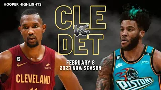 Cleveland Cavaliers vs Detroit Pistons Full Game Highlights | Feb 8 | 2023 NBA Season