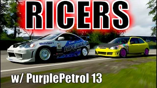 Tasteless Ricer Car Challenge | Forza Horizon 4 Online | w/ PurplePetrol 13