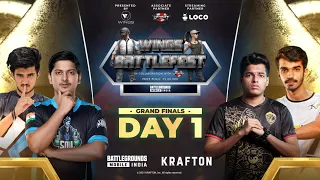 Wings BattleFest Grand Finals Day 1 | Upthrust  x Wingslifestyle | Feat:- SouL,GodL,PVxIND,OR,8BIT