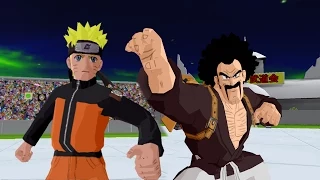 Naruto vs Mr Satan (Hercule) | Dragon Ball Z Budokai Tenkaichi 3 MOD