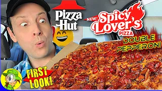 Pizza Hut® 🍕 SPICY LOVER'S PIZZA Review 🌶️💖🍕 DOUBLE PEPPERONI ✌️🐷 Peep THIS Out! 🕵️‍♂️