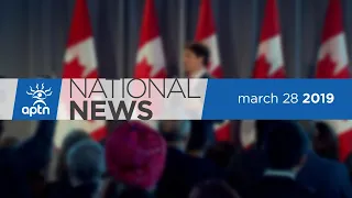 APTN National News March 28, 2019 – Liberal party fundraiser, First Nations children, Justin Brake