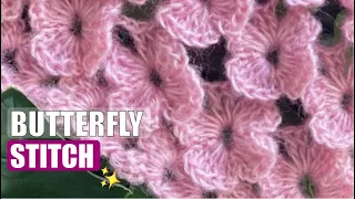 STEP BY STEP [BUTTERFLY STITCH]  - EASY AND FAST - BY LAURA CEPEDA