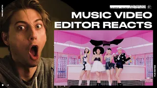 Video Editor Reacts to BLACKPINK + SELENA GOMEZ - 'Ice Cream' M/V