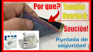 Como ajustar la tensión de la Overlock o fileteadora // How to Adjust overlock Tension DIY