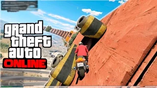 САМАЯ НЕВОЗМОЖНАЯ РАМПА НА БАЙКАХ В GTA ONLINE (РАМПЫ В ГТА 5)  # 9