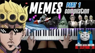 MEMES COMPILATION ON PIANO (PART 1) | Pianella Piano