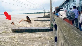 गंगा नदी में स्नान कर रहे भक्त की जान बचाने खुद महादेव हुए बीच नदी में प्रकट ,देखकर लोगो के उड़े होश