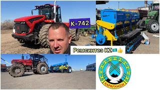 Трактор кировец  К-742 Обзор, Фрегат Дождевальная машина, сеялка СИЧ 4,2 NoTill