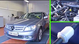 Cómo limpiar los inyectores de tu Mercedes-Benz W204 o W211 sin desmontarlos