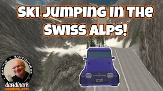 SKI JUMPING IN THE ALPS! BeamNG Drive Map Mod