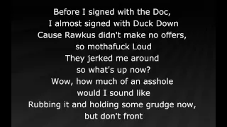 Eminem ft. Buckshot - Don't Front (lyrics)