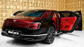 2021 Bentley Flying Spur in Beluga and Red Rubin