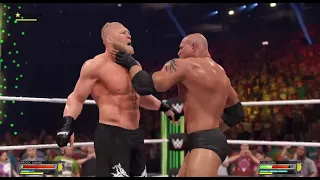 WWE GOLDBERG VS BROCK LESNER HEAVYWEIGHT  CHAMPIONSHIP #wwe #wwe2k23 #shortsvideo #shorts #subscribe