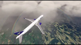 Düsseldorf - Riga cut flight with Airbus A321Neo