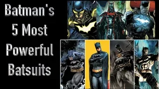 Batman's 5 Most Powerful Batsuits In Comics