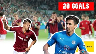 Sestřih všech gólů 3.kola Fortuna ligy (20 gólů)