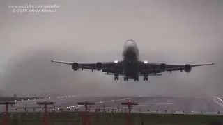 Boeing 747,777,767, head on takeoff's at YVR Vancouver
