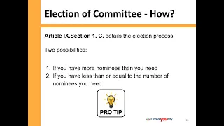 SPOTLIGHT: Nominating Committee Elections