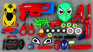 Assemble Guns & Vehicles | Unboxing Spider-man Big Gun, MP40 Submachine Gun, Crazy Car, Handcuff