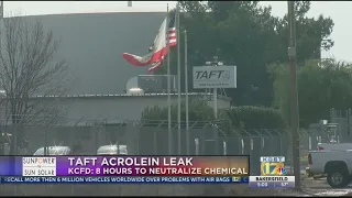 Toxic chemical release forced 8-hour response, cleanup in Taft