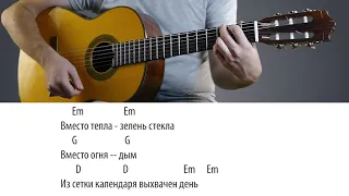Виктор Цой - Перемен аккорды на гитаре