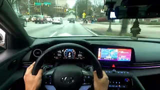 2022 Elantra N POV Drive in Downtown ATL