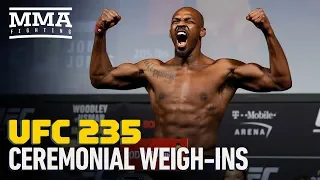 UFC 235 Ceremonial Weigh-In Highlights - MMA Fighting