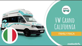 VW Grand California 600 video esplicativo - roadsurfer Family Finca