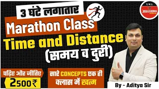 TIME AND DISTANCE | time and distance tricks |time and distance for bank exams| Maths By Aditya Sir