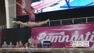 [HD 60fps] Maggie Nichols Beam 2019 Oklahoma @ Arkansas 9.975