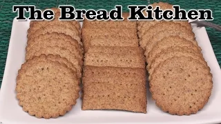 Delicious Homemade Whole Wheat Crackers in The Bread Kitchen