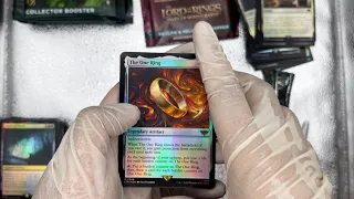 3rd SURGE FOIL, 2 $$$ Lands and 1 Shiny RING! MTG Lord of the Rings Collector Booster Box #14