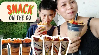 SNACK ON THE GO | FRIES AND DRINK MILKTEA or JUICE #snacks   #negosyoideas  #negosyongpinoy